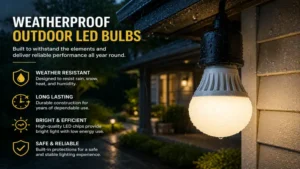 weatherproof outdoor led bulbs designed for reliable year round exterior lighting