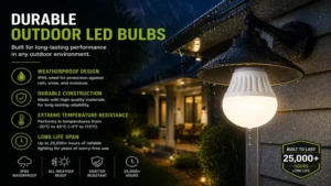 durable outdoor led bulbs built for long lasting performance in outdoor environments