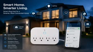Smart home smart plug hub with connected automation and remote access