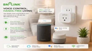 bn link smart plug working with voice assistants for hands-free smart home control