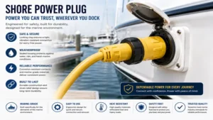 shore power plug maintenance inspection ensuring safe operation durability and reliable marine power performance