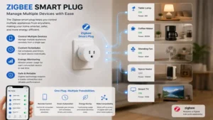 Multiple household appliances managed through a zigbee smart plug in a smart home environment