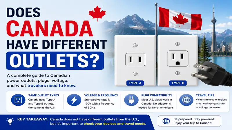does canada have different outlets? Overview of Canadian electrical outlet types and plug compatibility.