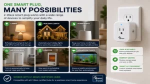 Scheduling appliances with a z wave smart plug to improve convenience and energy efficiency