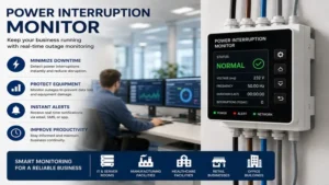power interruption monitor helping businesses monitor electrical disruptions and outages