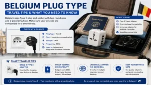Essential travel tips for using belgium plug type with the correct Type E adapter